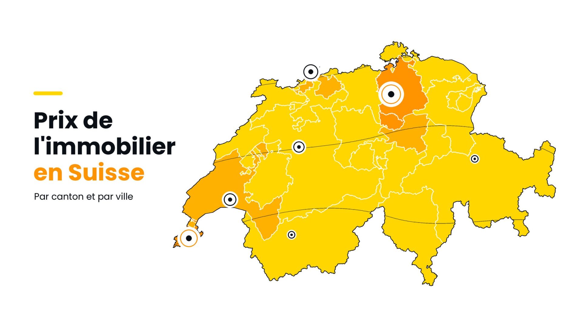 Prix de l'immobilier par canton et par ville en Suisse